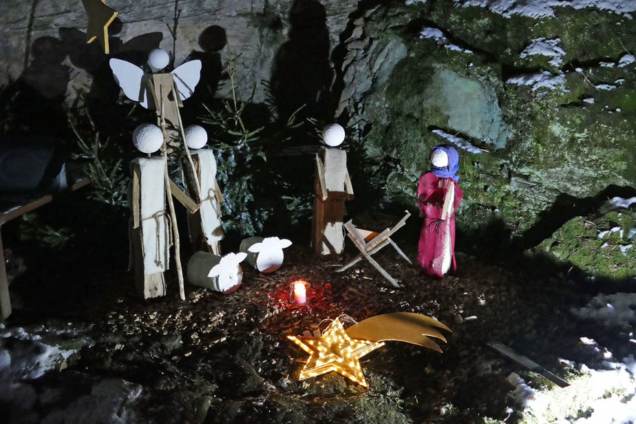 Waldadvent in der Fatima-Grotte